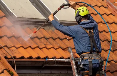 Démoussage et hydrofuge de toiture à la Trétoire